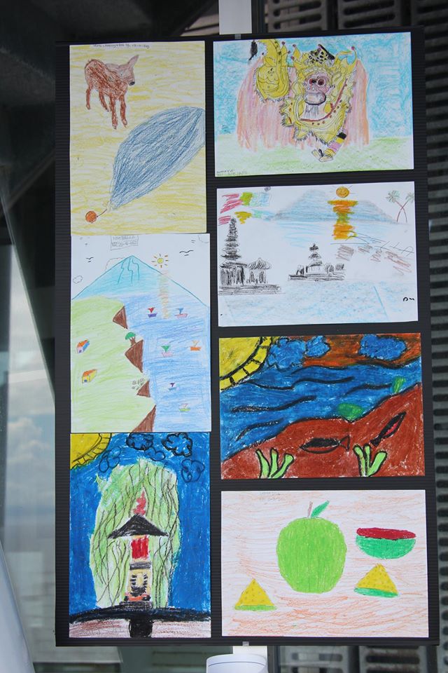 バリ島の子ども達絵画展